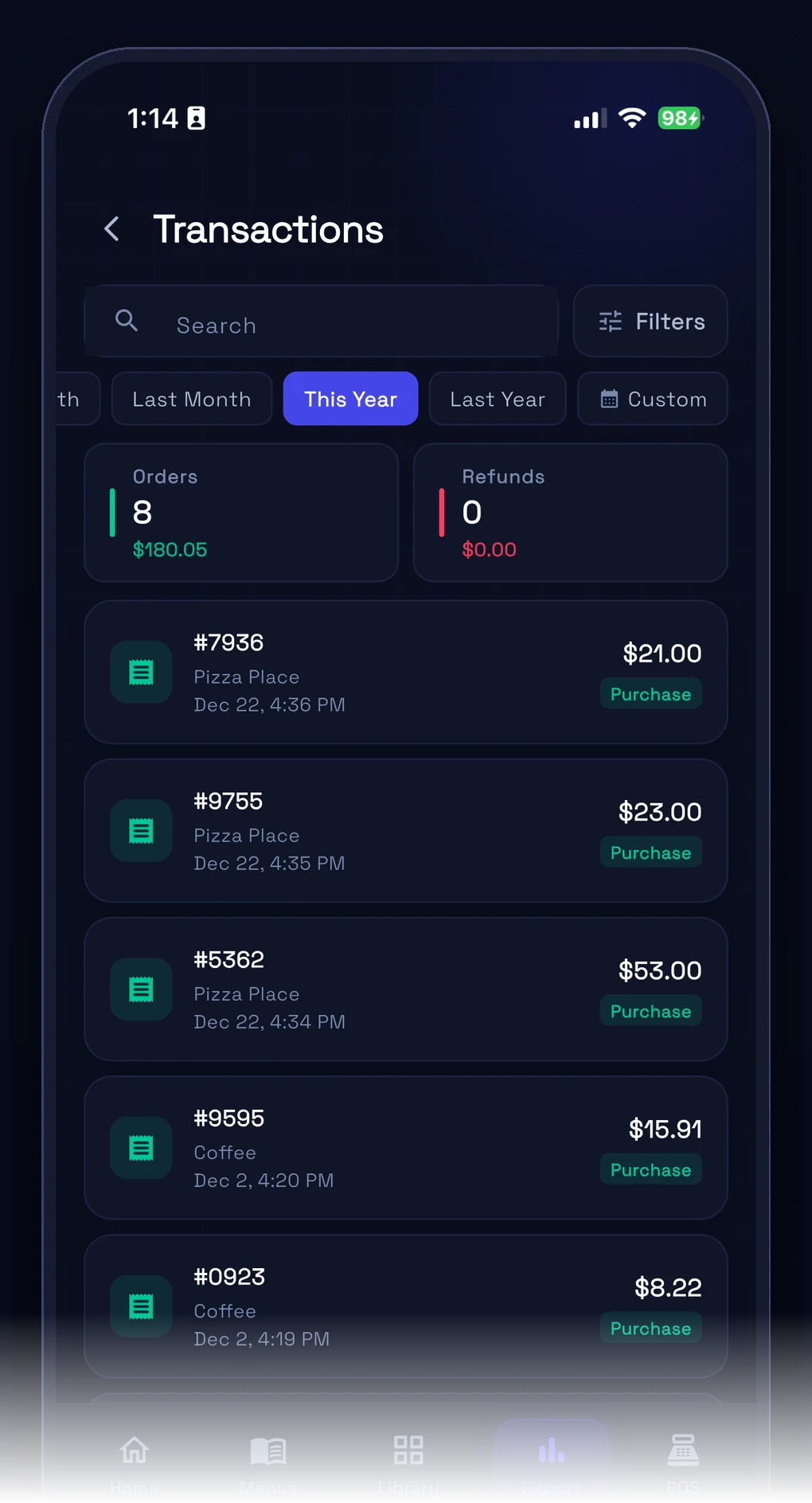 INFI Connect — Every order, every detail